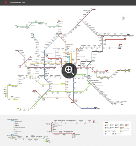 نقشه مترو گوانجو