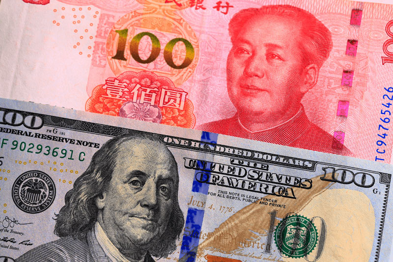 ارزش پول چین در برابر دلار