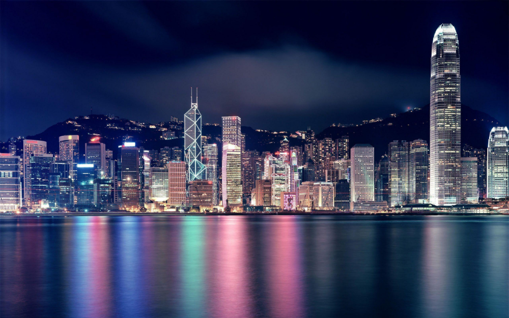 دورنمای شهری هنگ کنگ از بهترین مکان های دیدنی چین