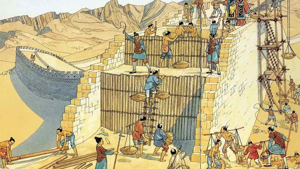 ساخت دیوار چین