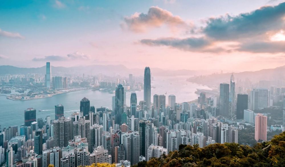 شهر هنگ کنگ از مهم‌ترین شهرهای تحاری در چین